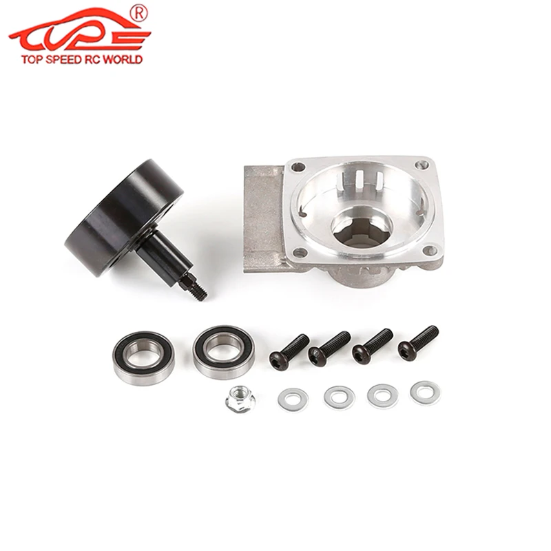 Engine Upgrade Parts New Metal Clutch Bracket Kit with Hex Clutch Bell for 1/5 Scale Rc Car Gas Losi 5ive-t Rofun Rovan LT KM X2