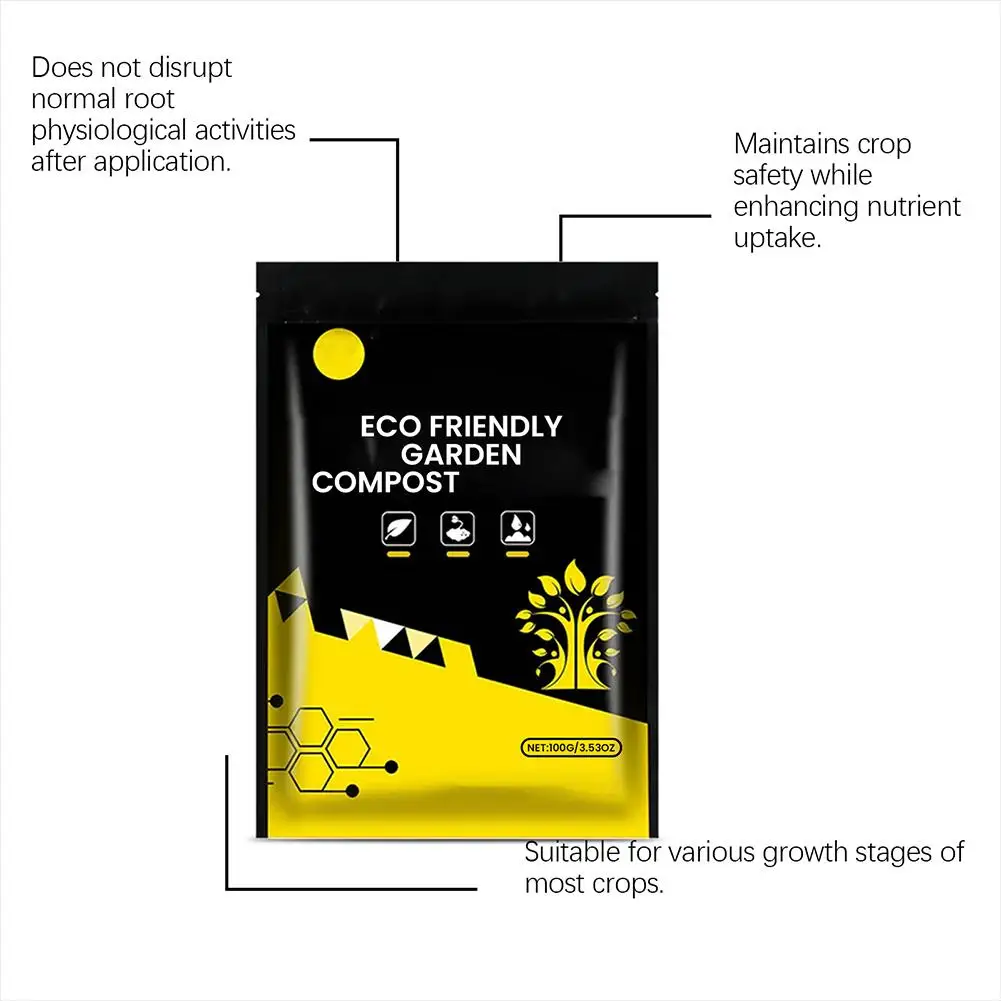 بكتريا سماد صديقة للبيئة تحمي نظام الجذر، وتعزز امتصاص الأسمدة، وتحسين صيانة المحاصيل