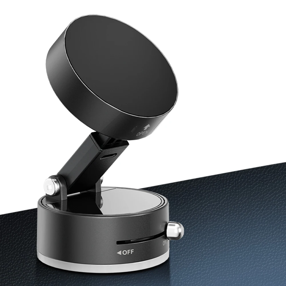 

Vacuum Suction Phone Holder Foldable 360° Rotatable Electric Vacuum Magnetic Suction Cup Phone Mount for IPhone/Samsung/Xiaomi