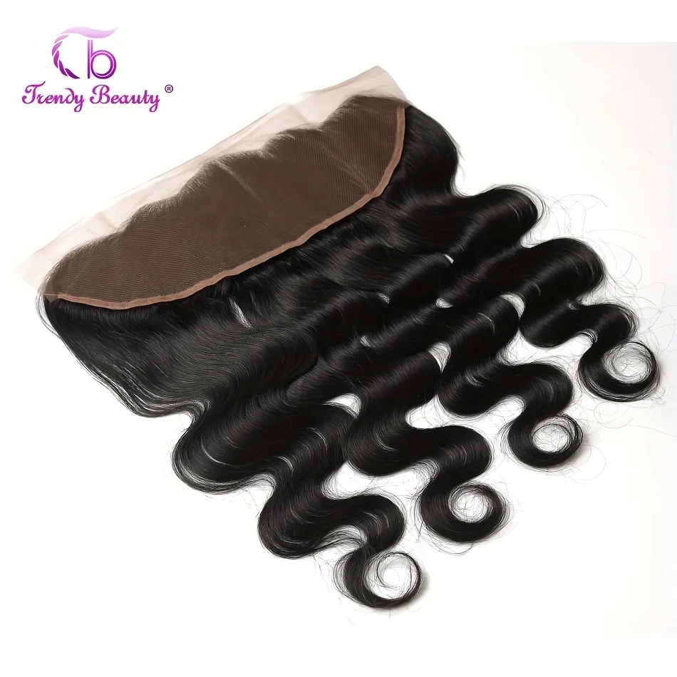 Gelombang Tubuh 13X4 Renda Frontal 100% Rambut Manusia Pra Dipetik Transparan Renda Frontal 100% Rambut Manusia Brasil Renda Frontal