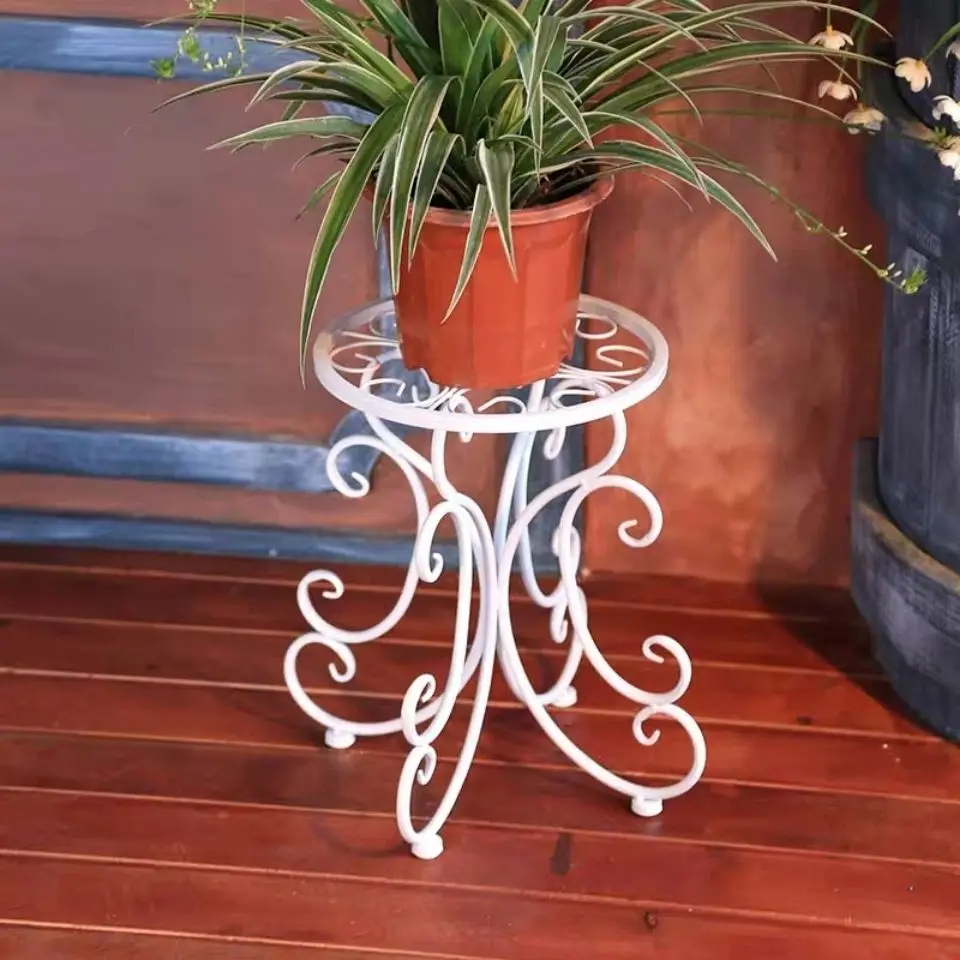 Metal Plant Stand Indoor Outdoor Plant Corner Shelf Flower Pot Plant Holder Planters Display Rack Home Garden Decoration