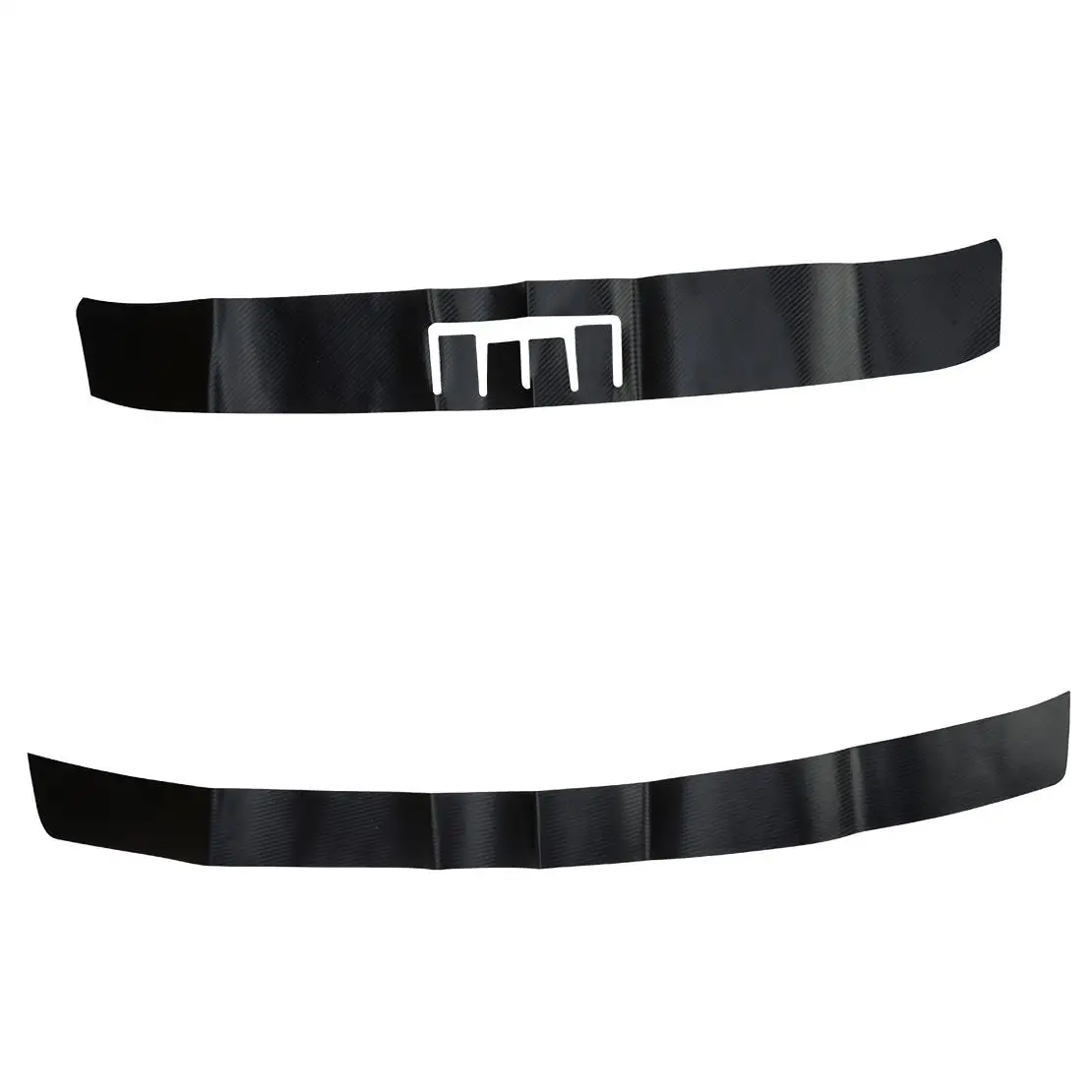 

Защитная накладка на задний бампер (внутренняя и внешняя) с текстурой карбона из полиуретана для Toyota Highlander 2020-2022