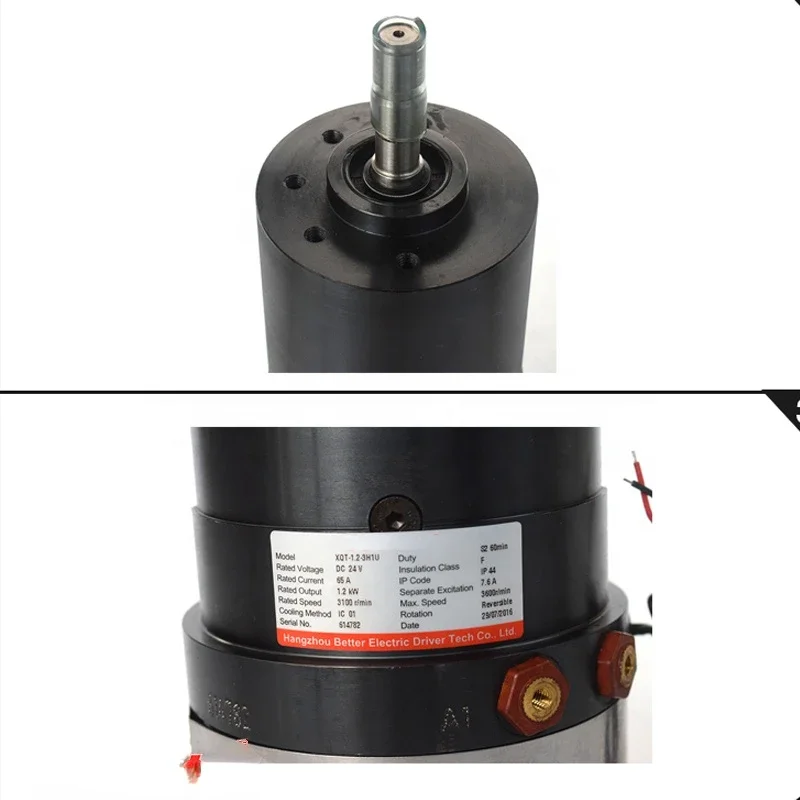 24v dc walking separately excited forklift parts motor dc driving electric machine xqt-1.2-3h1u for noblift