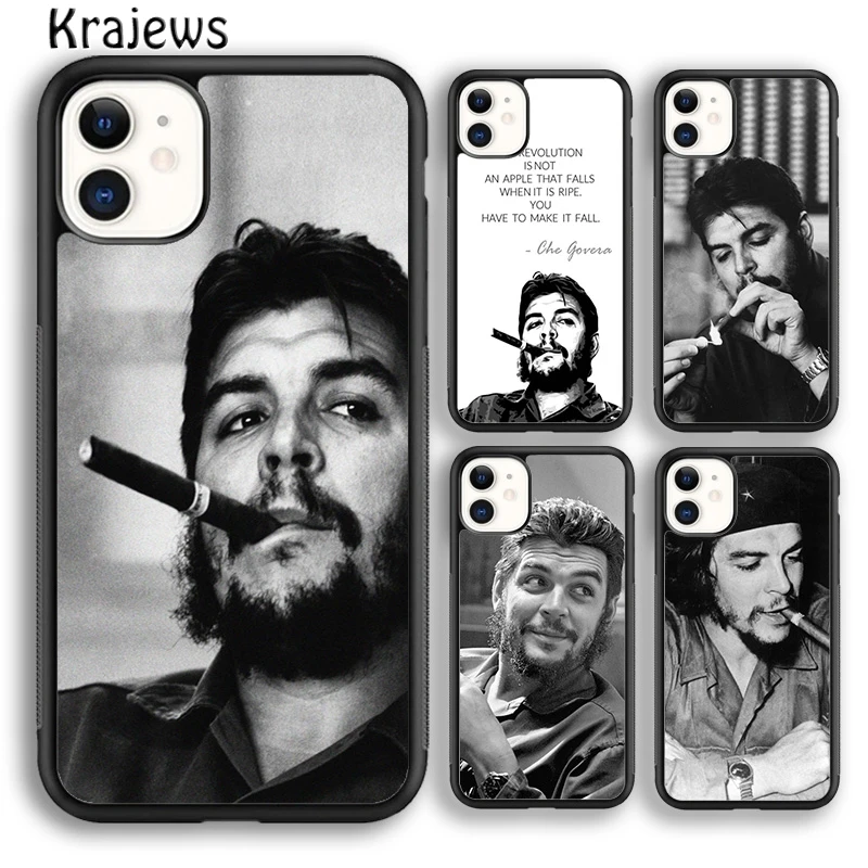 Che Guevara Cigarett Phone Case Cover For iPhone 16 15 14 plus XS XR 11 12 mini 13 pro max coque Shell Fundas