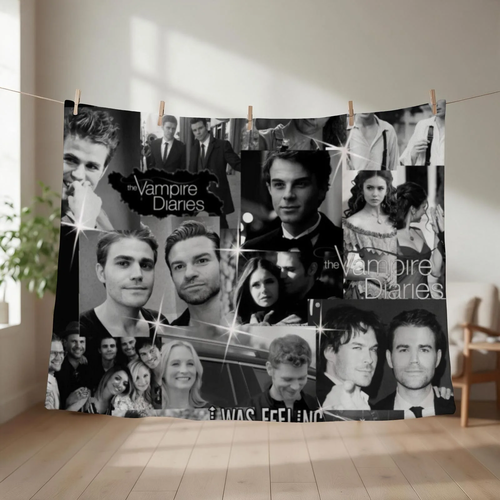 Vamp college Throw Blanket couch cozy soft plush fuzzy picnic outdoor blanket