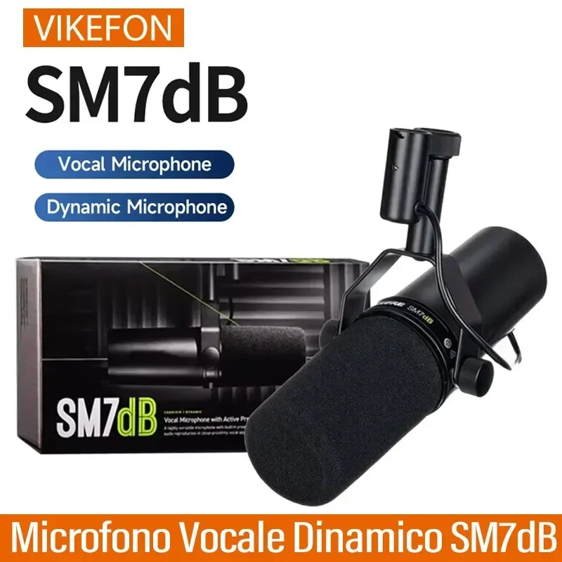 SM7DB Dynamic Microphone with Built-in Preamp Sm7dB Studio Optional Response Microphone SM7B 7B For Live Stage Recording Podcast