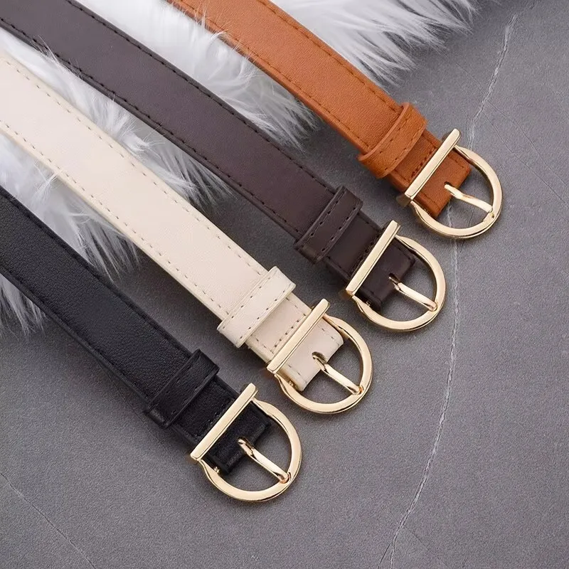 Damengürtel, modisch, hochwertiger Dornschließe-Gürtel, echter Luxus, weicher PU-Ledergürtel, Damenpaar mit Hosen, Jeans, für ideales Geschenk – Detail 4
