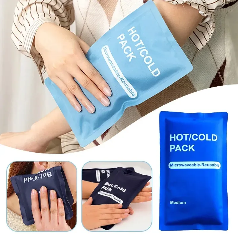 Professional Ice Pack Cooler Pack Reusable Gel Frozen Hot and Cold Pack Ice Pack for Leg Knee Headache Portable Outdoor Travel 