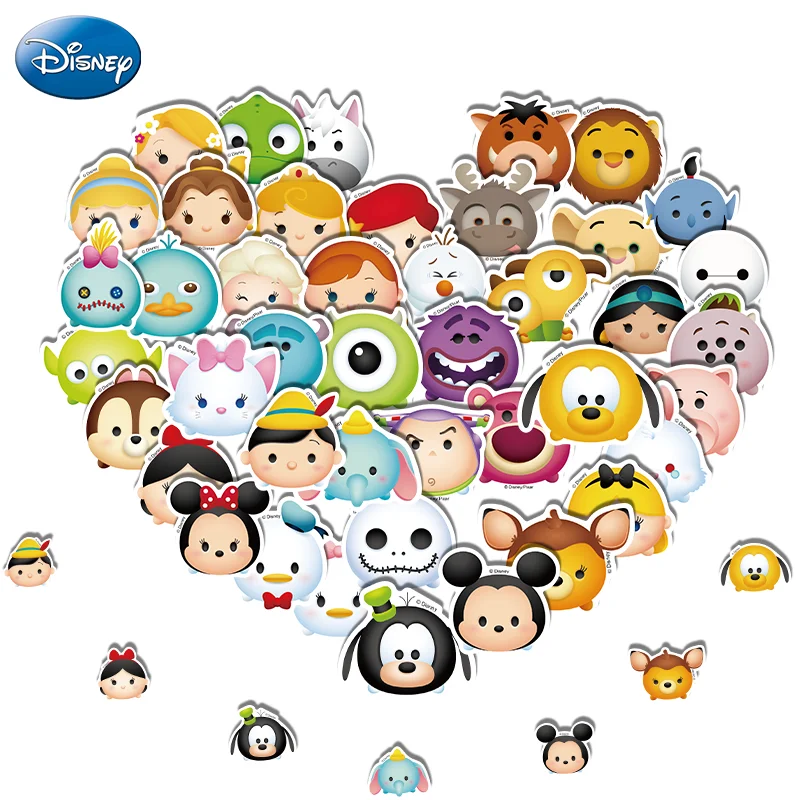 

50Pcs Disney Mix Cartoon Tsum Tsum Scrapbook Stickers DIY Diary Laptop Luggage Skateboard Graffiti Decal Classic Toys