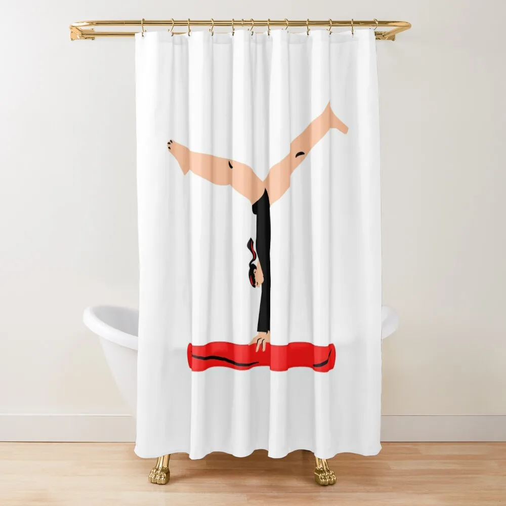 

Gymnastics for woman Shower Curtain Bathroom Deco Bathtub Curtain