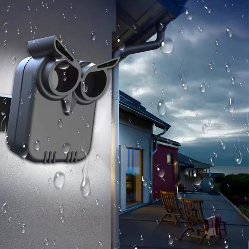 B37B-Wireless Driveway Security Alarm PIR Motion Detector Garage Welcome Burglar Alarm Secure System Patrol EU Plug