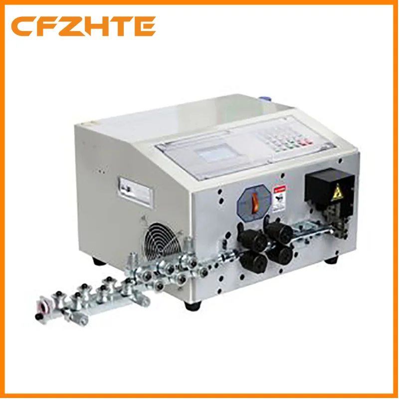 SWT508-ZW Computer Sheathed Cable Wire Stripping Machine, 1-16mm² Heavy Duty Cable Cutting Peeling Machine for Crimping