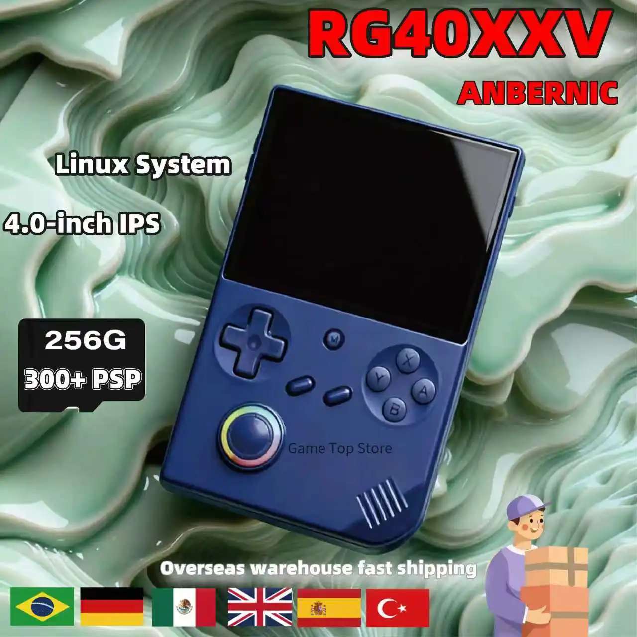 ANBERNIC RG 40XXV RG40XXV Retro Handheld Game Console Video Game Consoles Linux System Bluetooth Support Output 5G WiFi PSP Game