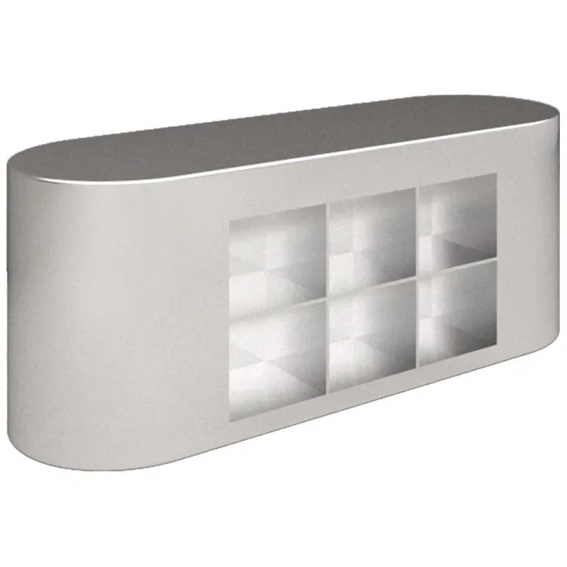 Clothing store Nakajima, stainless steel brushed display stand, product display stand