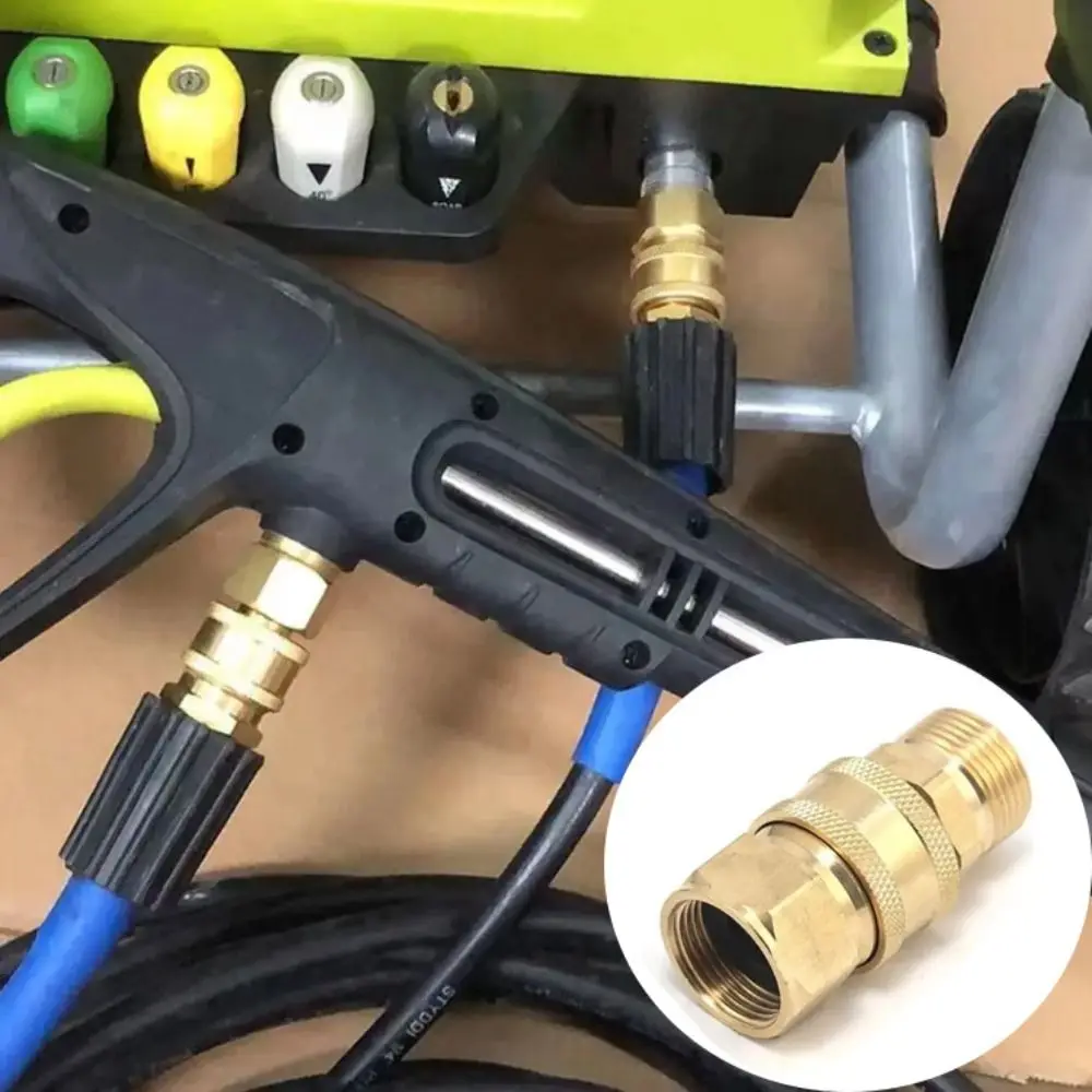 

3/8 M22 Quick Connect Kits High Pressure Durable Construction Adapter Set 14/15mm Adapter G3/8 M22 Fittings Water Outlet Set