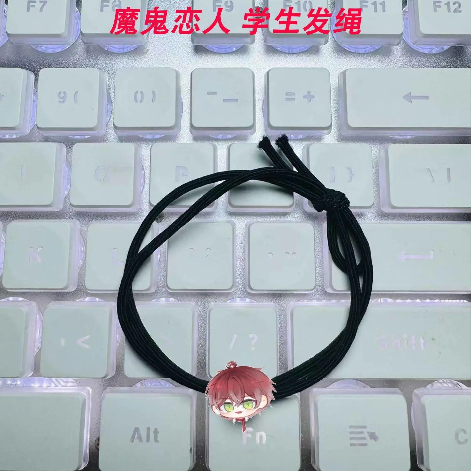 6 個ディアボリックラバーズアニメ小森ユイヘアロープかわいい高弾性ヘッドバンド漫画少女女性ヘアアクセサリーギフト