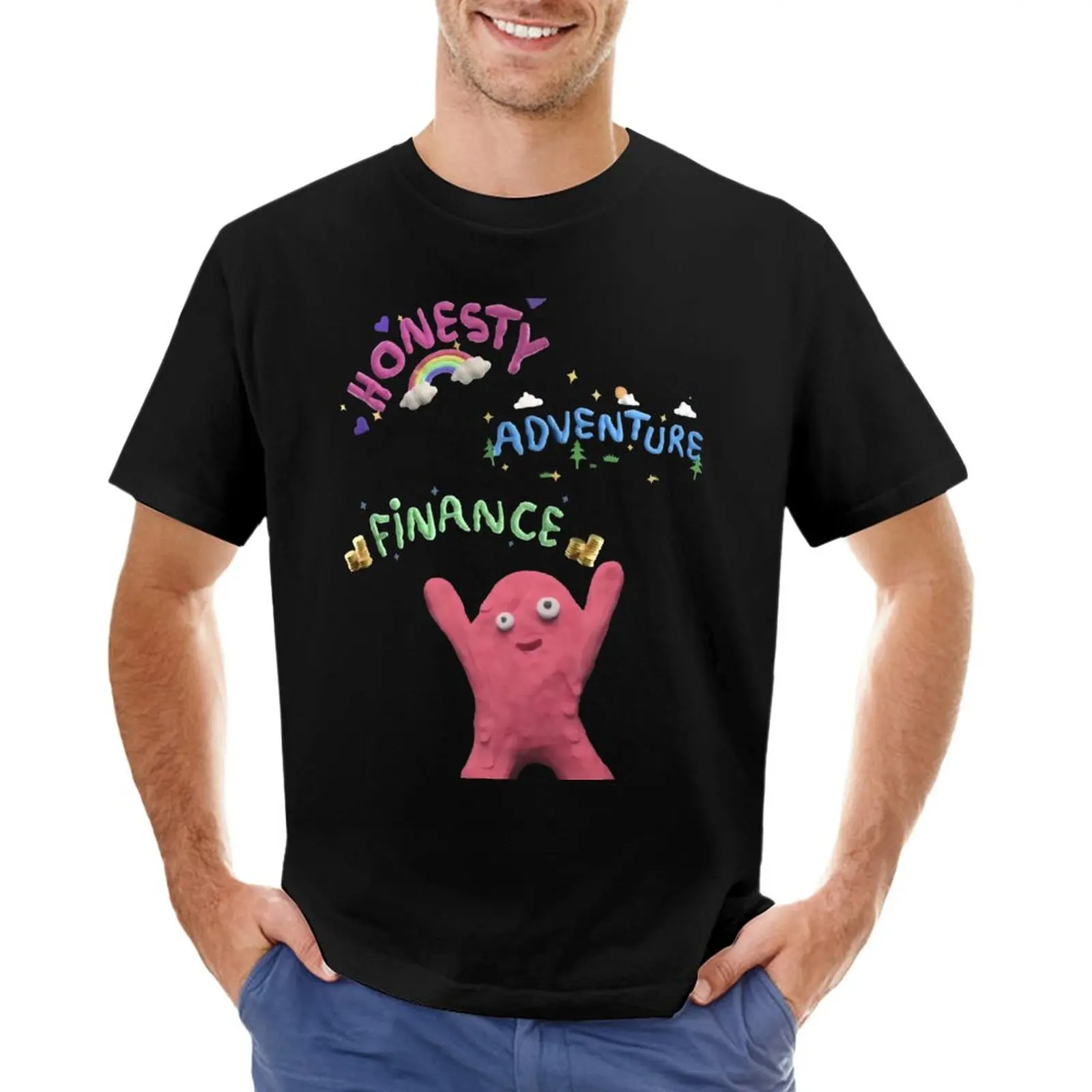 Don't Hug Me I'm Scared Show Episode 2 Stain Edwards the Forever Boy DHMIS Honesty The Spirit of Adventure Finance T-Shirt