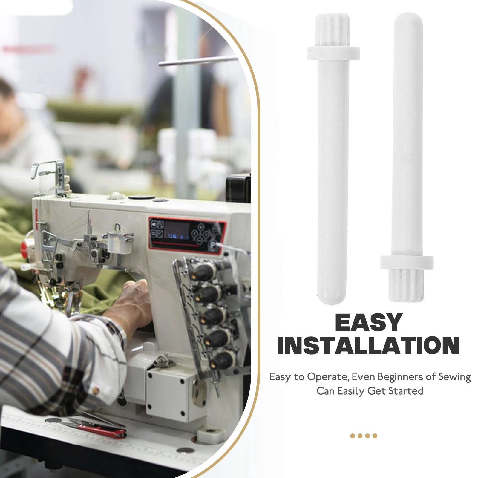 3Pcs Sewing Machine Spool Pin Plastic Thread Holder Auxiliary Bobbin Reel Stand Replacement Parts for Household Sewing Machine