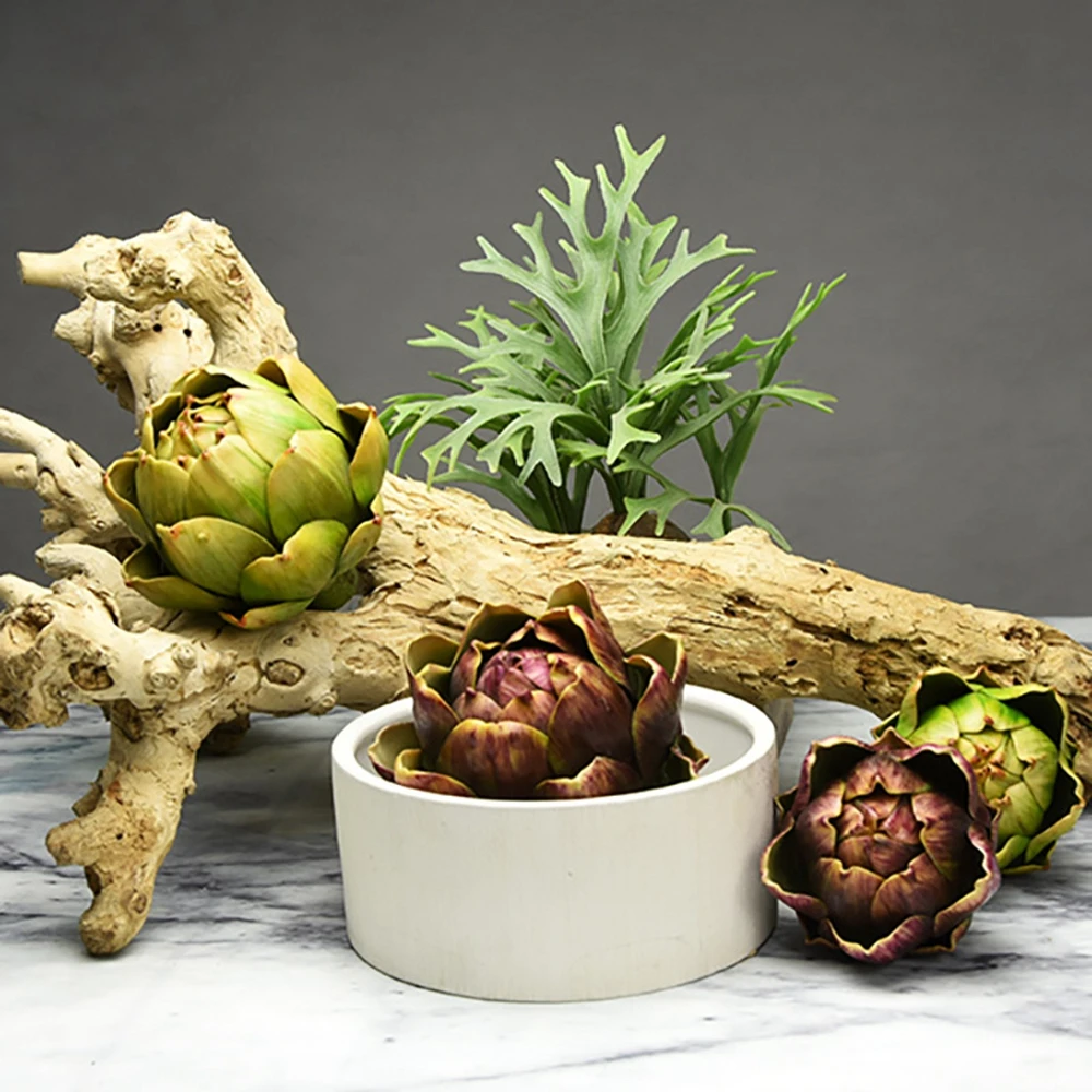 1 PCS Artificial Artichoke Creative Nearly Natural Faux Fruit Simple Simulate Green Artichokes For Home