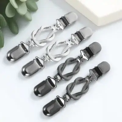 4 قطعة مقاطع سترة شال خمر الرجعية موضة طوق دبابيس سترة دبابيس الملابس الأنيقة والاكسسوارات موضة طوق دبوس