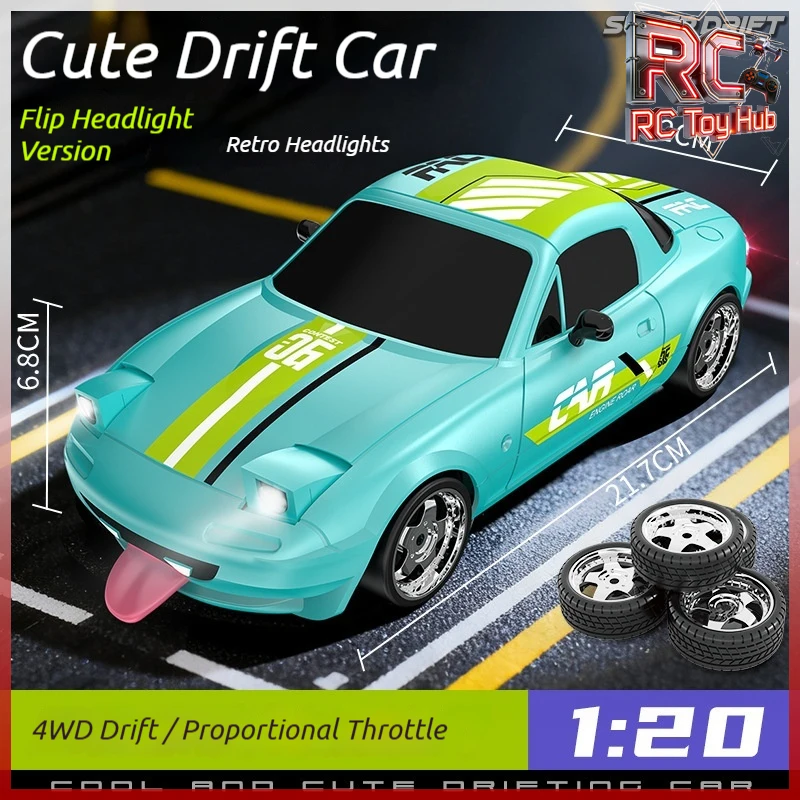 

2026 New Model 1:20 Scale MX5 RC Drift Car | 4WD Scale Drift Toy Model | Fun Gift for Boys | Perfect for Birthdays