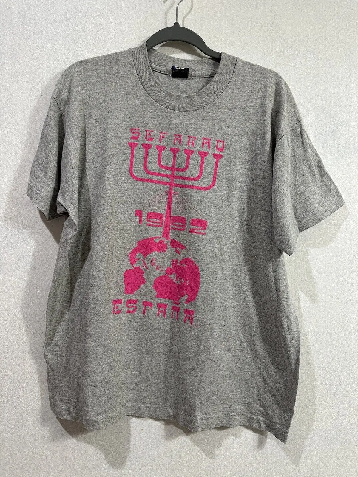 Camiseta masculina cinza hanukkah menorah bebendo gin & tunica dreidel camiseta tamanho xl