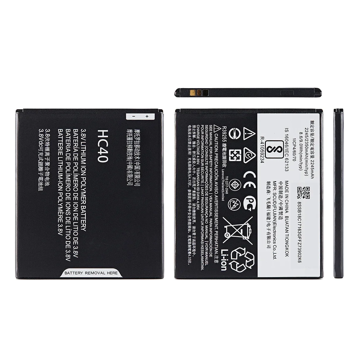 100% Original HC40 2350mAh Battery For Motorola Moto XT1754 XT1755 XT1758 M2998 Mobile phone Batteries/ Moto g4 play