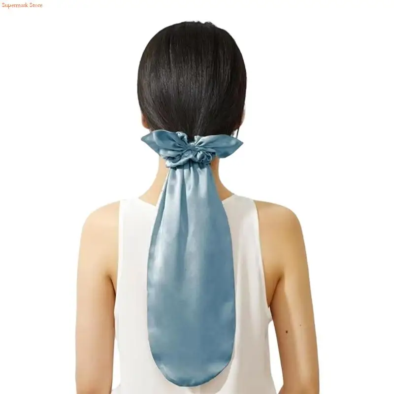 

Q5WE Adjustable Sleep Hat Hair Bonnet Cap For Long Hair With Hair Band for Travel Use