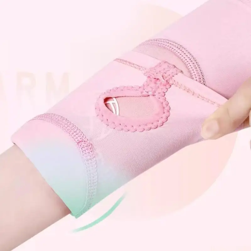 M5TC 1 Pair Volleyball Forearm Sleeve Training Equipment Wrist Guard with Protections Pads and Thumb Hole for Teen Women Man