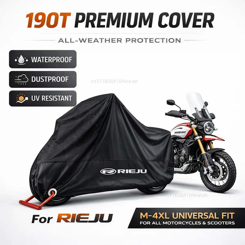 

Чехол для мотоцикла RIEJU AVENTURA 500 500I 125 Aventura 125 500 190T, водонепроницаемый, пылезащитный, с защитой от ультрафиолета, всесезонный