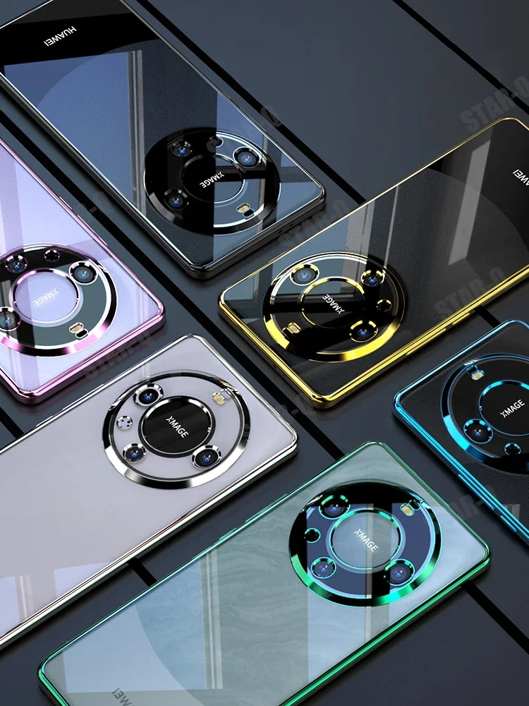 Magic6 Magic5 Lite Luxury Plating Clear Case For Huawei Honor Magic 6 5 Lite 5g Soft Silicone Transparent Back Cover 6lite 5lite