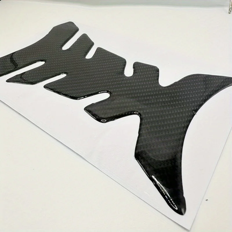 Motorcycle Universal 3D Carbon Fiber Gel Gas Fuel Tank Pad Protector Sticker for Suzuki Honda Yamaha Rubber Decal image 2
