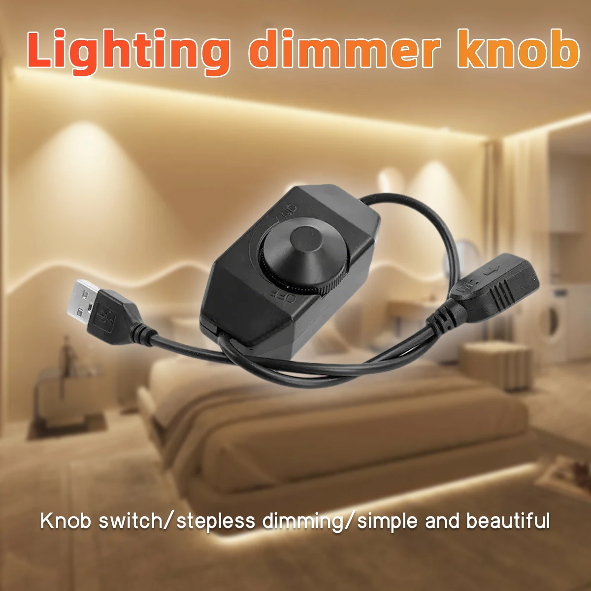 Led Knob Dimmer Usb… - image