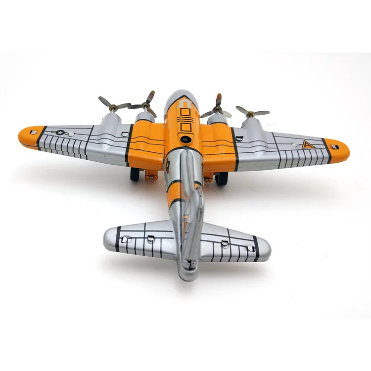 Ms489 B-17 bombardeiro estratégico presentes criativos ornamentos personalizados fotografia adereços brinquedos de lata