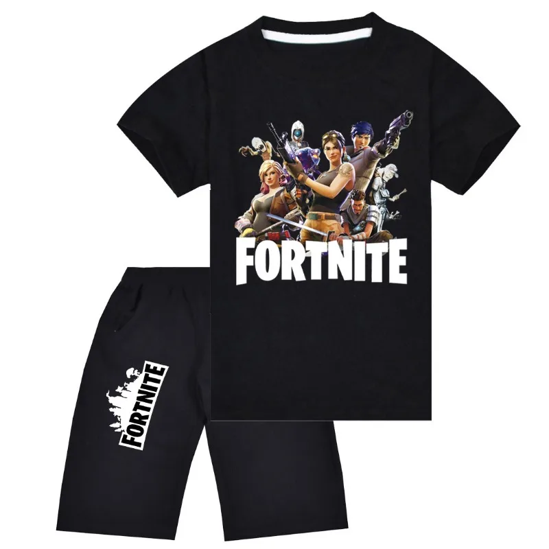 مجموعة تي شيرت بشعار لعبة Fortnite وسيم بنمط الرسوم المتحركة هدية صغيرة للبضائع #2