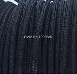 5M 3MM 16AWG 18AWG Cable Protection Sleeve Shielding Sheathing Auto Wire Harnessing Black Nylon Braided Cable Sleeving