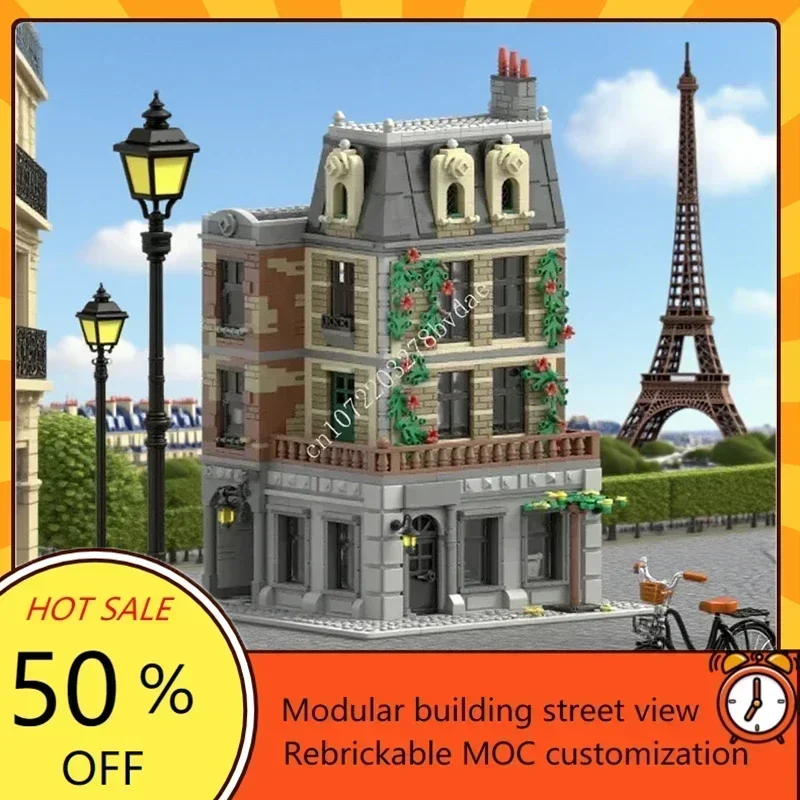 2367 pièces – Maquette de bureau médical MOC – Puzzle créatif – Modèle technique d'architecture urbaine – Jouet d'assemblage pour anniversaire – Cadeau de Noël pour adulte