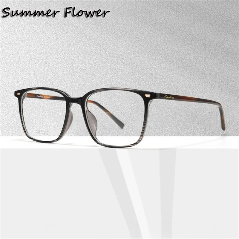 

55 mm Lens Fashion Designer Girl Eyewear Frame TR90 Women Men Eyeglasses Ultra Light Quality Optical Gafas Square Glasses Frame