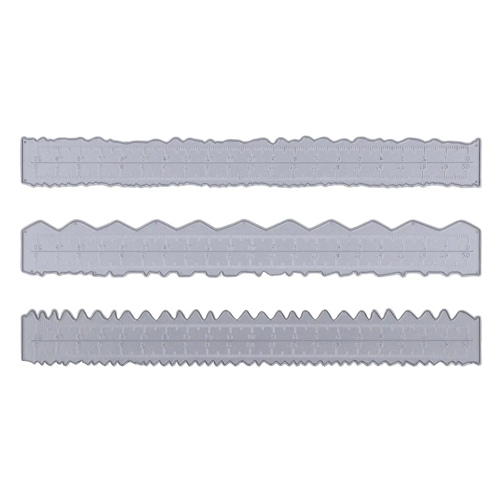 

Lightweight Irregular Edges Ruler for Durable Die Cuts - Ideal for paper Craft for templates