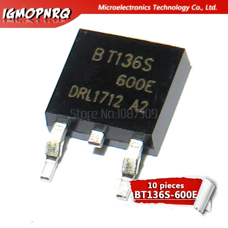 10pcs BT136S 600E BT136S-600E BT137S-600E BT137S-600 BT137S triac SMD TO-252 new original