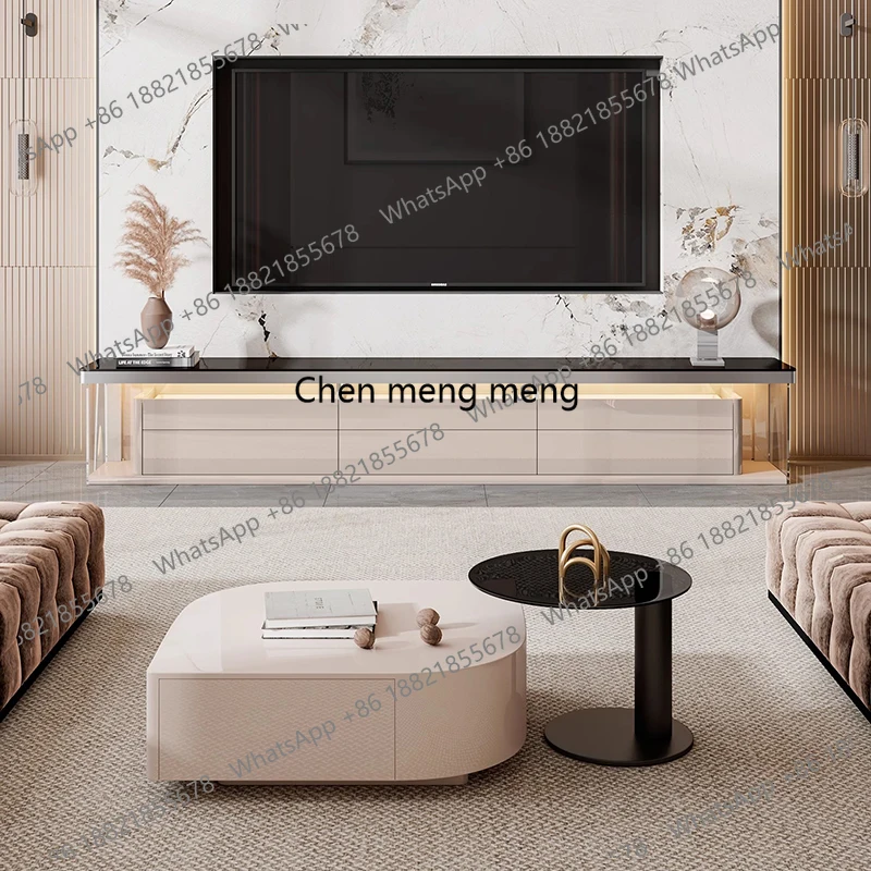 

Glossy High Quality Tv Stands Modern Luxury Aesthetic Premium Tv Stands Designer European Meuble Tv Living Room Furniture