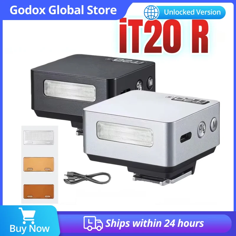 Godox iT20 R TTL Mini Flash iFlash Camera Flash Magnetic On-camera Flash compatible with Ricoh GR3/GR3X