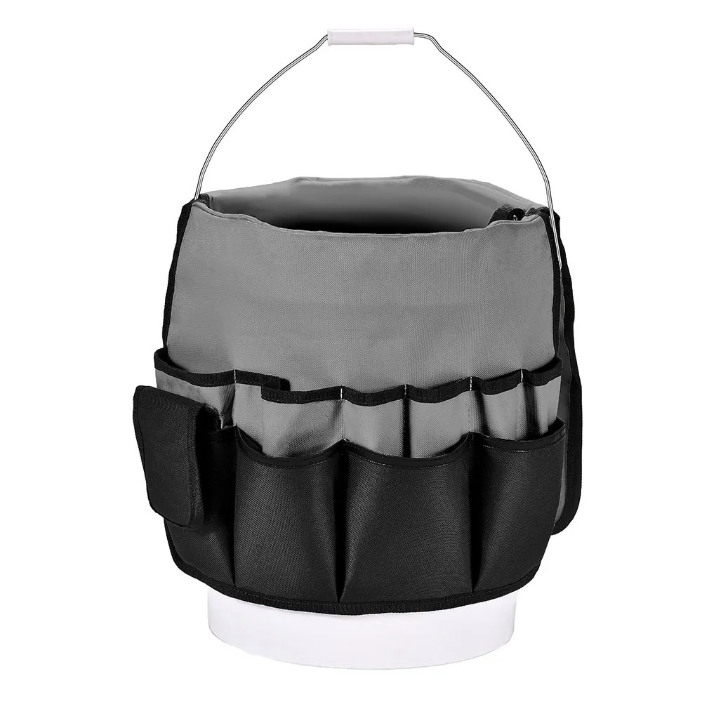 収納ホルダー-オックスフォード布-ガーデンキット-ウエストポーチ-ポケット-バケットキット-ベルト収納-ハードウェア収納-ツール収納バッグ-diy