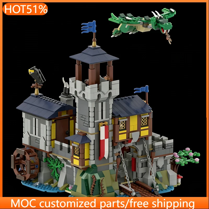 1404-teiliges City Engineering Falcon's MOC Modulares Baustein-Set Kreatives Design Pädagogisches DIY Jungen-Spielzeug Geburtstagsgeschenk