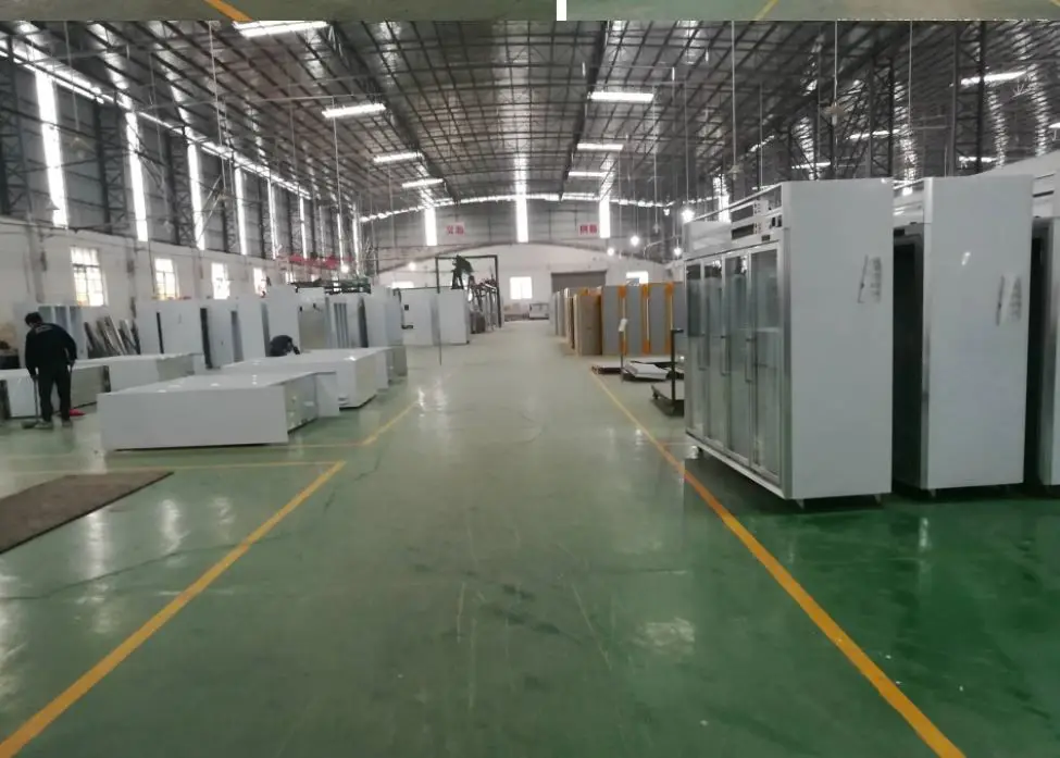 after small commercial supermarket beverage vertical deep 5 door freezer cooler refrigerator manufacturing