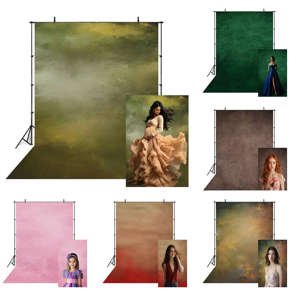 Gradient Wall Background Abstract Women Children Portrait Wallpaper Backdrop Vintage Color Birthday Product Photography