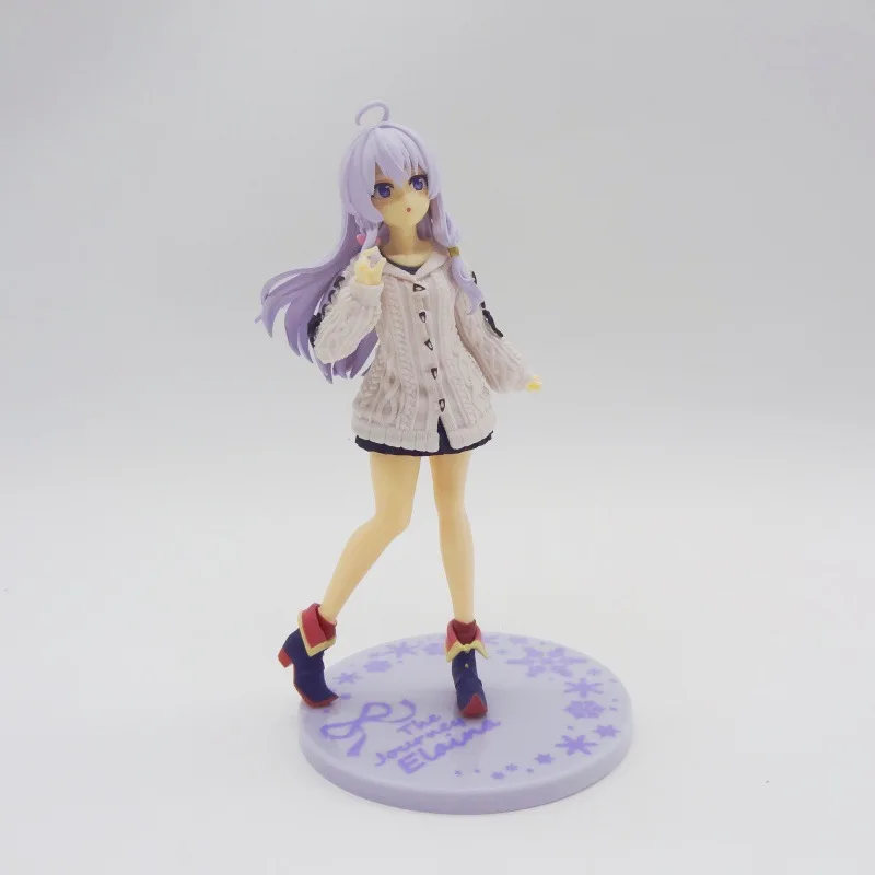 Wandering Witch: The Journey of Elaina Figuur Elaina 18 cm PVC-actiefiguur Amine Verjaardagscadeau Verzamelfiguur