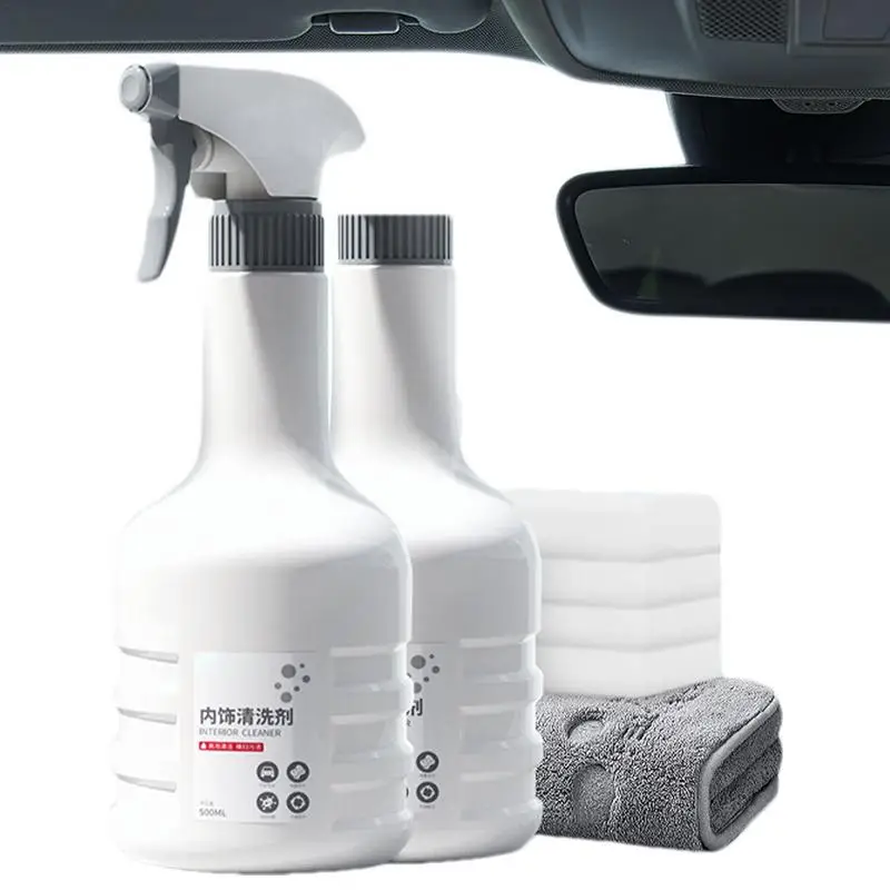 

Car Interior Cleaner Multi Surface Cleaner Spray Safe Effective Multipurpose Interior Car Cleaner Removing Food Stains Drinks