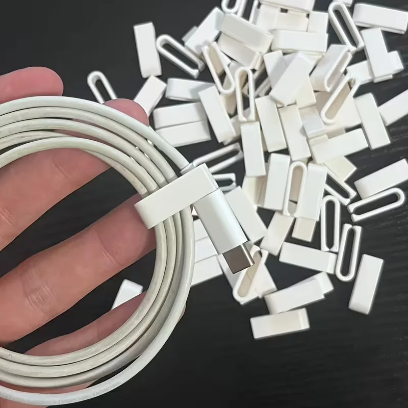 100pcs Cable Clips Organizer Drop Wire Holder Wall Cord Management Charging Data Line Manager Fixed Clamp For Home Office  ﻿