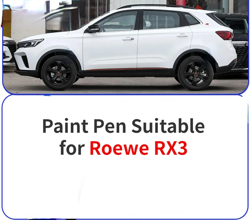 

Ручка для краски подходит для Roewe RX3 York White Paint Fixer Pro Glossy White Roling Серый Оранжевый Модификация автомобиля Краска для ремонта царапин